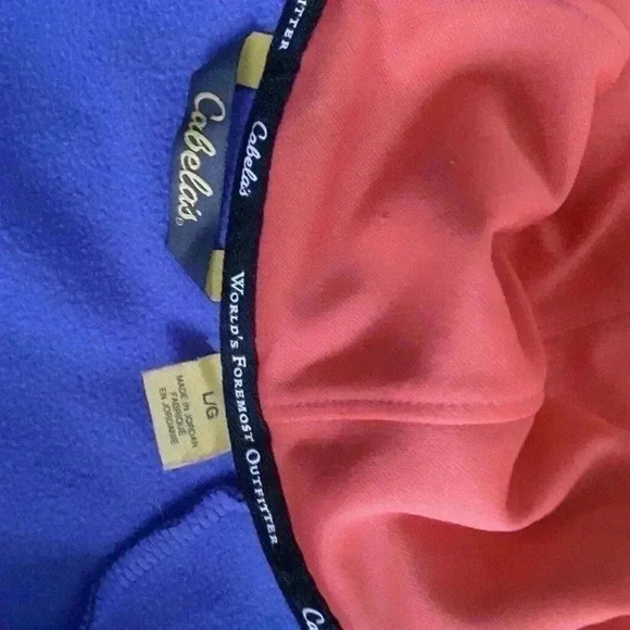 Cabela's hooded Sweatshirt size Large - Picture 5 of 7